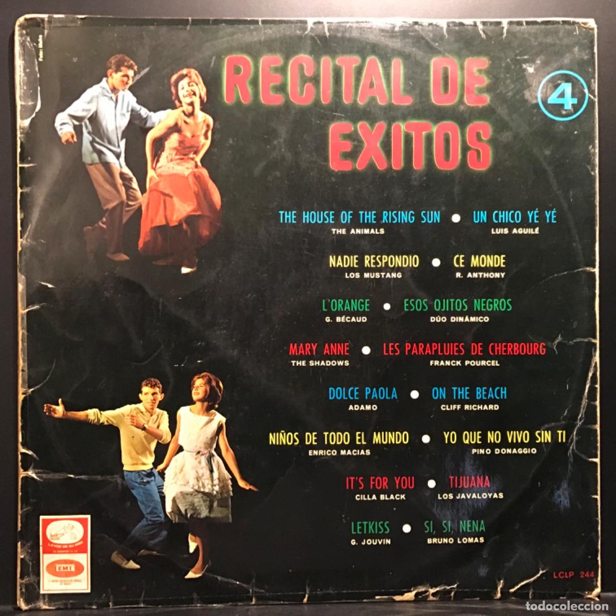 Discos de vinilo: Various ● Recital De Exitos 4 ● Vinyl, LP, Compilation Spain 1965 - Foto 1