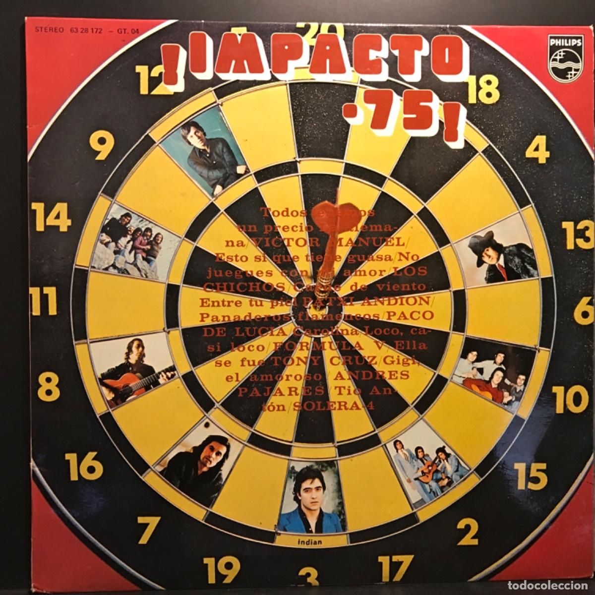 Discos de vinilo: Various ● Impacto-75 ● Vinyl, LP, Compilation, Stereo Spain 1975 - Foto 1