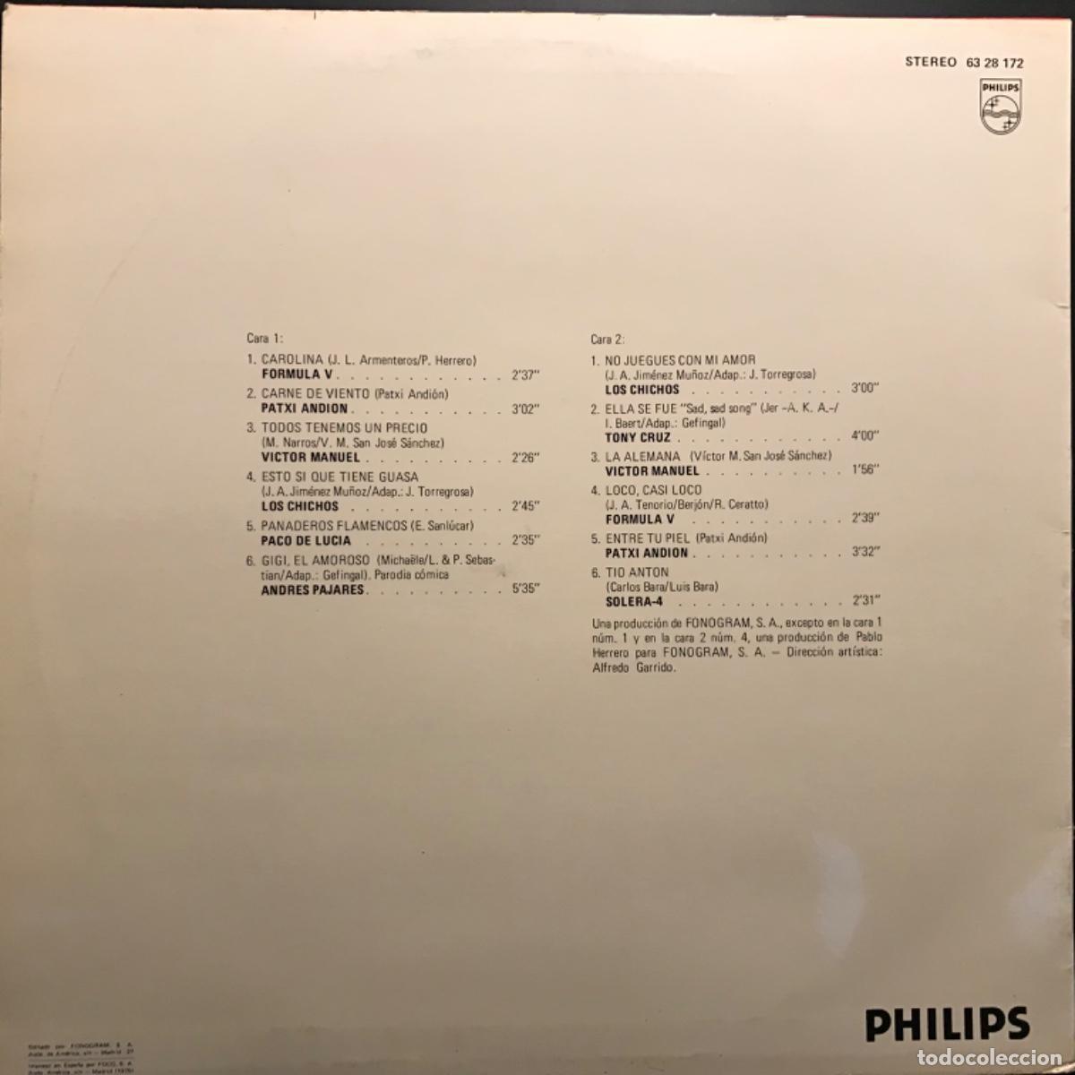 Discos de vinilo: Various ● Impacto-75 ● Vinyl, LP, Compilation, Stereo Spain 1975 - Foto 2