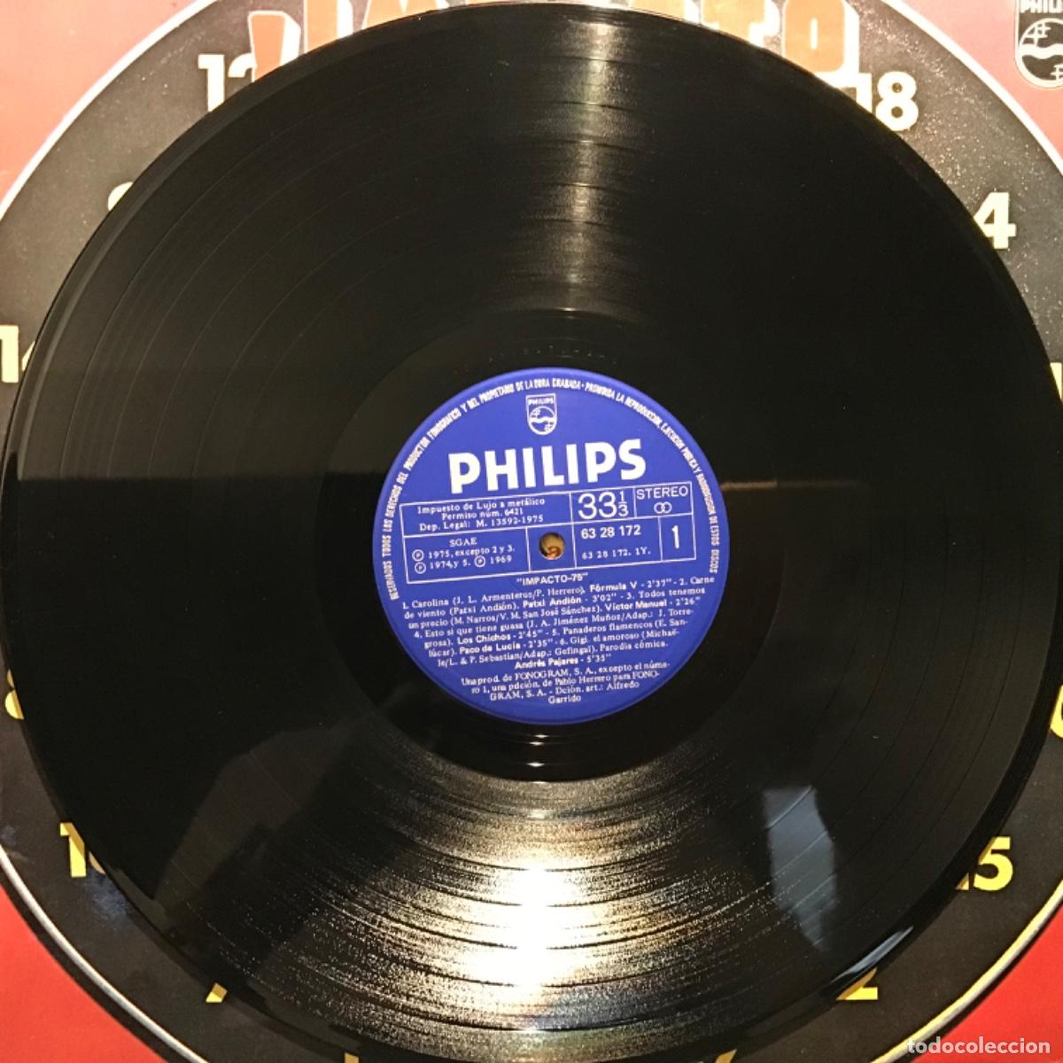 Discos de vinilo: Various ● Impacto-75 ● Vinyl, LP, Compilation, Stereo Spain 1975 - Foto 3