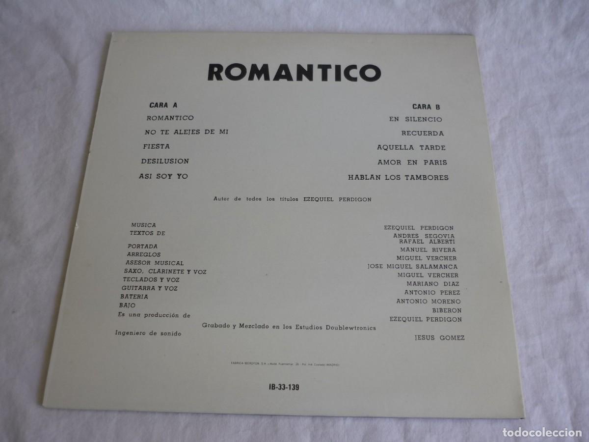 Discos de vinilo: LP vinilo Ezeqiel Perdig&oacute;n 1982, dedicatoria del autor - Foto 3