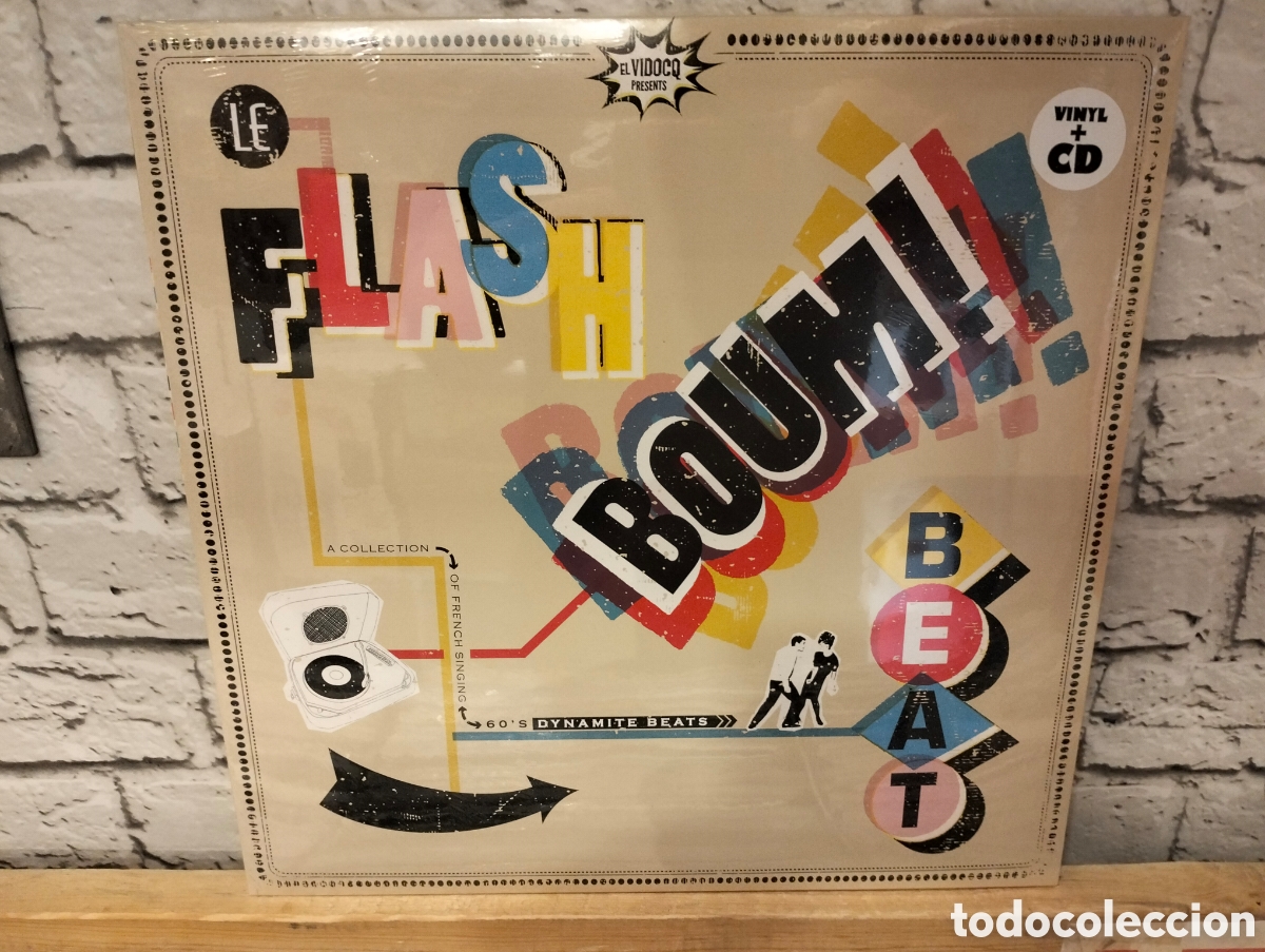 Vinyl-Schallplatten: Flash Boum! Beat A Collection Of French Singing 60's Dynamite Beats. Lp vinilo precintado + CD