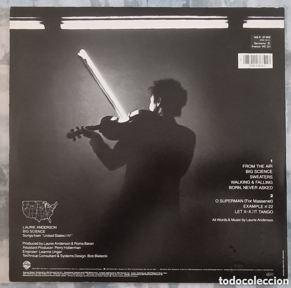 Discos de vinilo: Laurie Anderson, 1982 - Big Science - Foto 2