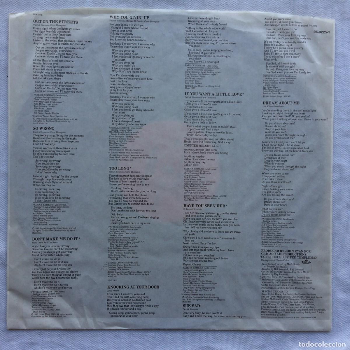 Discos de vinilo: Patrick Simmons &lrm;&ndash; Arcade UK & Europe 1983 Elektra - Foto 4