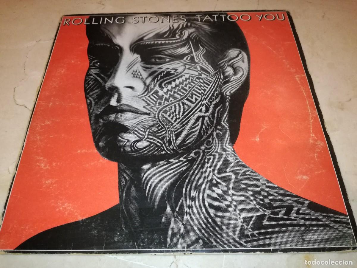 Discos de vinilo: THE ROLLING STONES-TATTOO YOU-CON FUNDA INTERIOR ORIGINAL-ORIGINAL ESPA&Ntilde;OL 1981