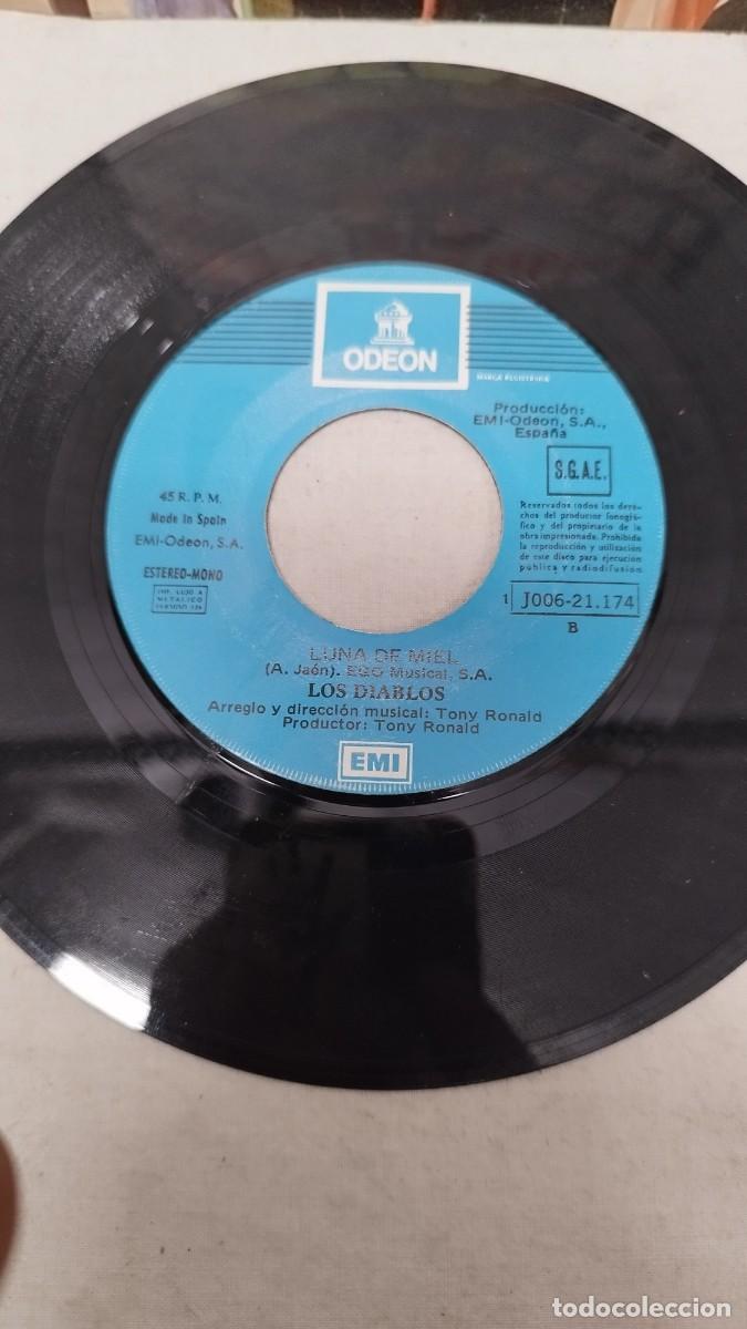 Discos de vinilo: Los Diablos &ndash; Rosana. Single 7&rdquo; - Foto 2