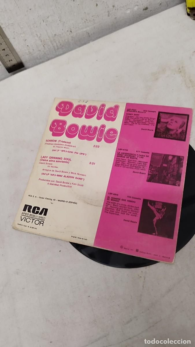 Discos de vinilo: David Bowie &ndash; Sorrow. Single 7&rdquo; - Foto 4