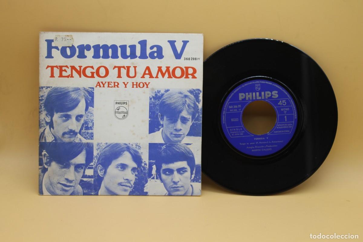 Discos de vinilo: FORMULA V TENGO TU AMOR SINGLE MADE I SPAIN 1968