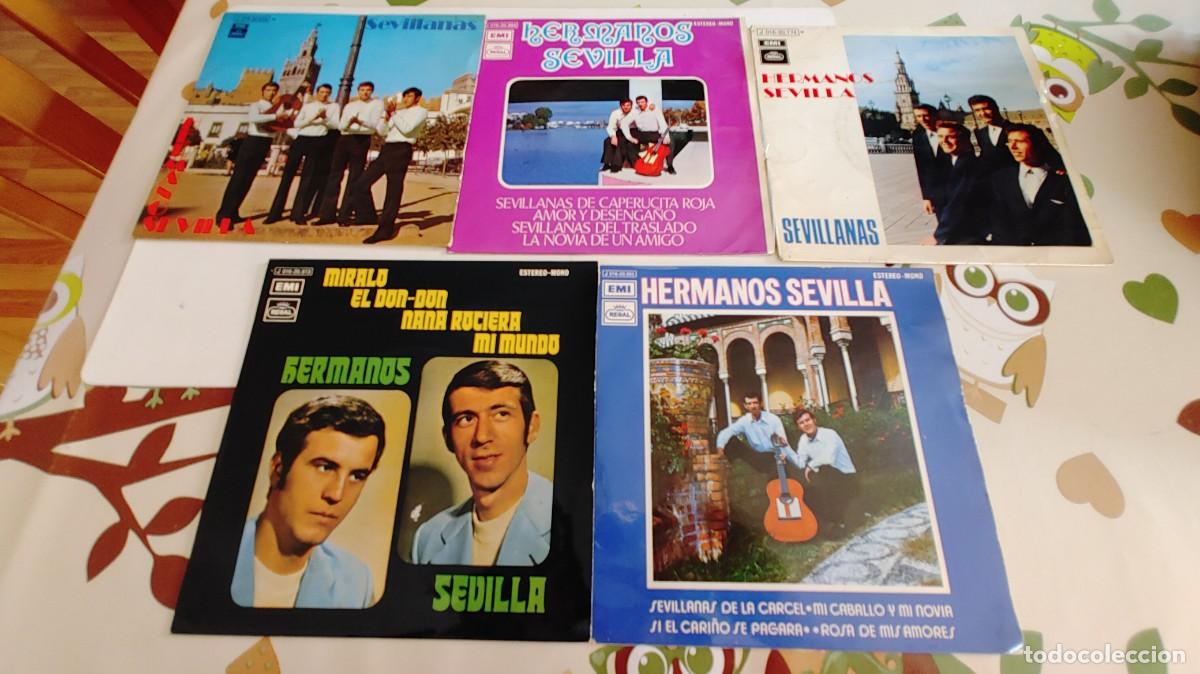 Discos de vinilo: HERMANOS SEVILLA-LOTE DE 5 EPS - Foto 1