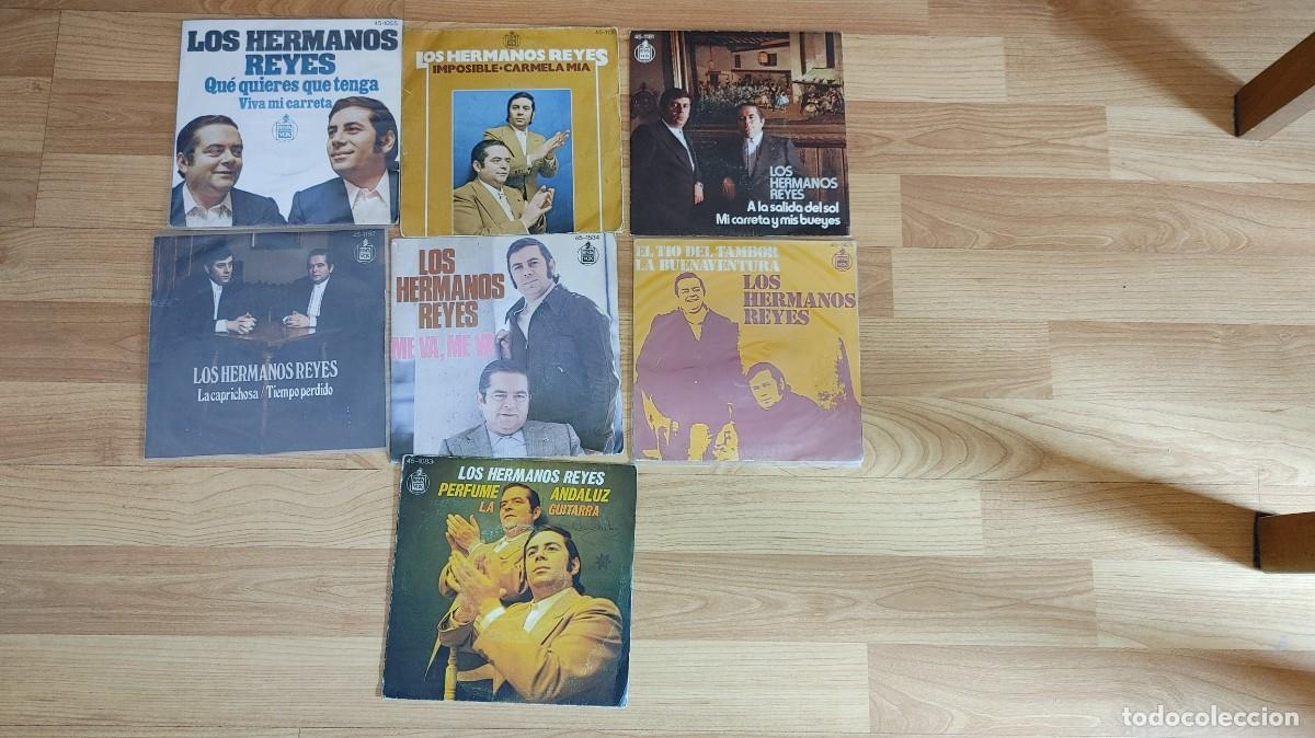 Discos de vinilo: HERMANOS REYES-LOTE DE 7 SINGLES - Foto 1
