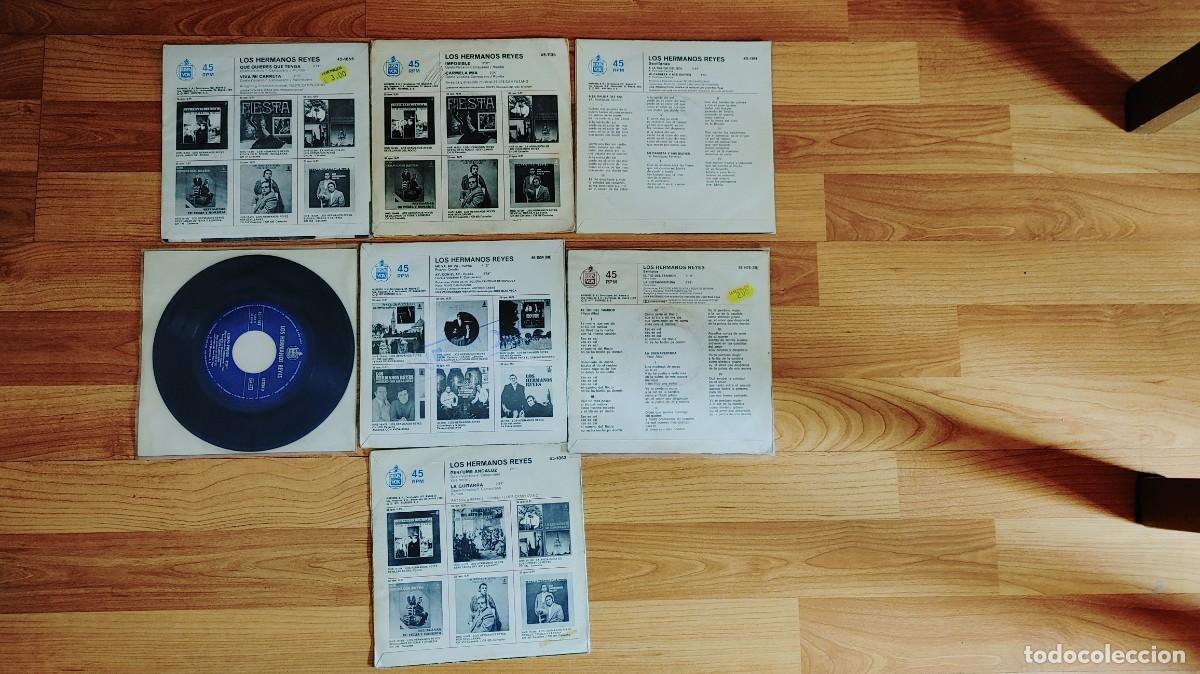 Discos de vinilo: HERMANOS REYES-LOTE DE 7 SINGLES - Foto 2