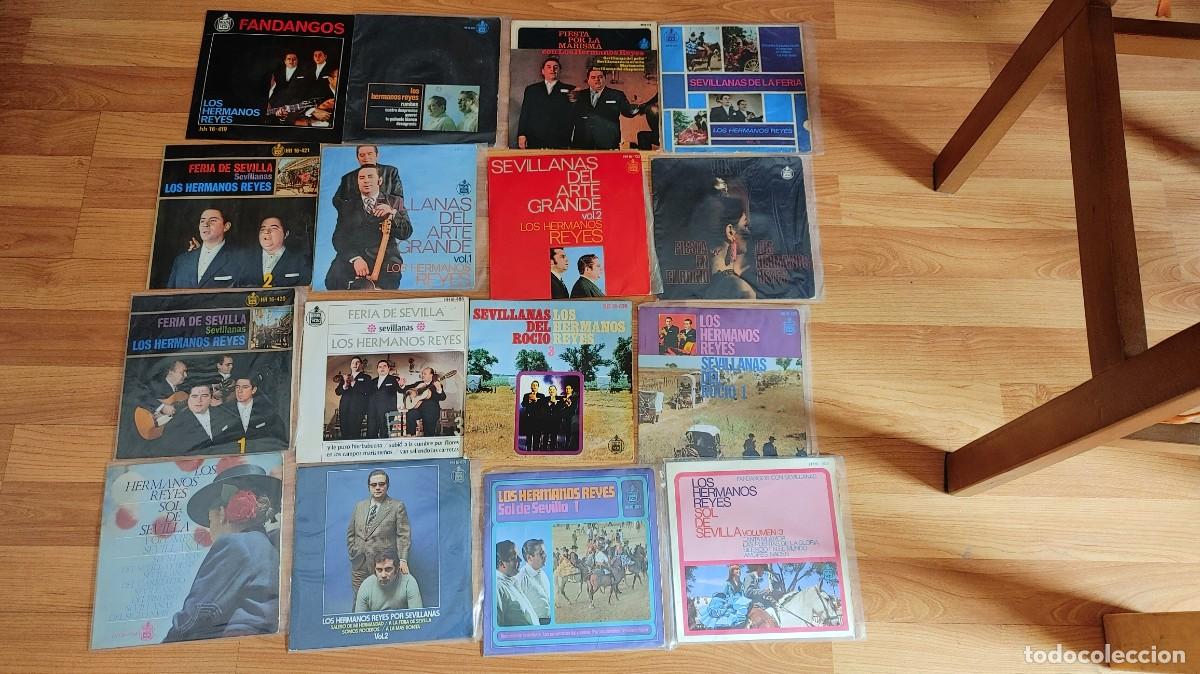 Discos de vinilo: HERMANOS REYES-LOTE DE 16 EPS - Foto 1