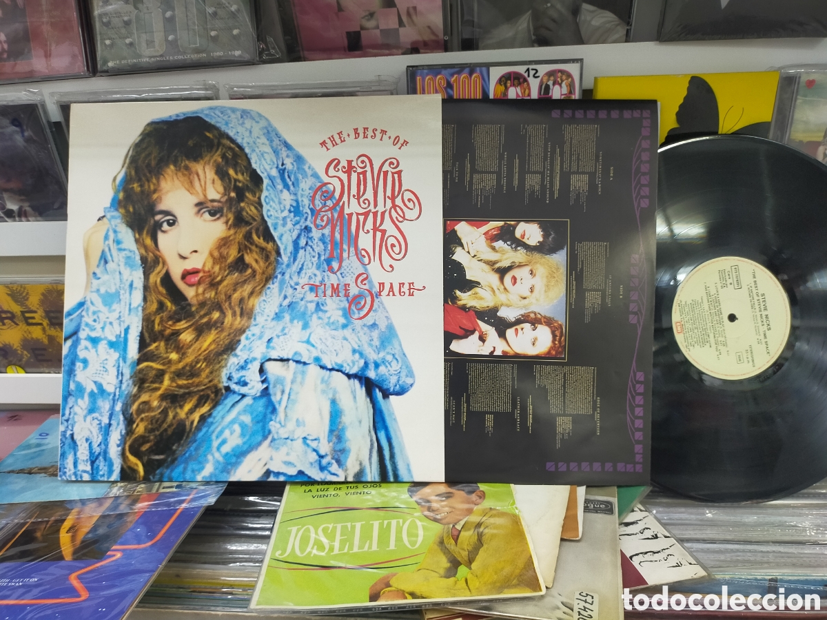 Discos de vinilo: The BEST of Stevie nicks lp time space Espa&ntilde;a 1991