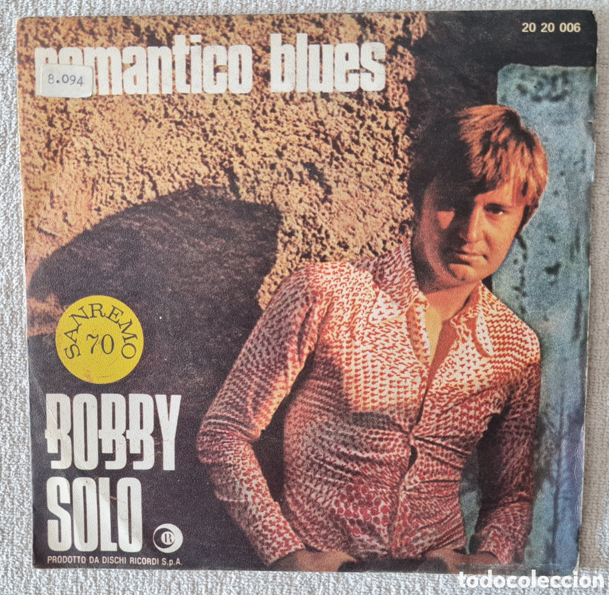 Discos de vinilo: SINGLE - BOBBY SOLO - ROMANTICO BLUES - 1970 - Foto 1