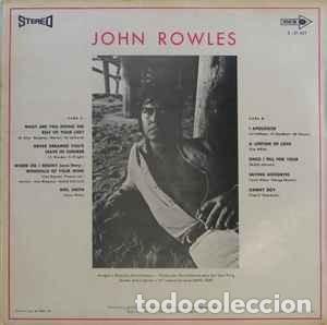 Discos de vinilo: John Rowles &lrm;&ndash; Saying Goodbyes - Foto 2