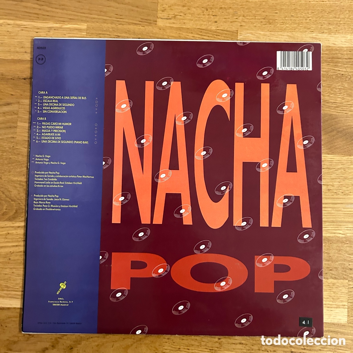 Discos de vinilo: Nacha Pop - Nacha Pop - Foto 2