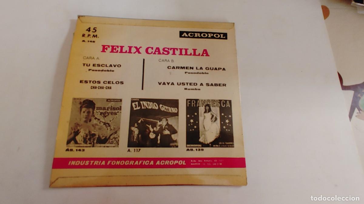 Discos de vinilo: FELIX CASTILLA-EP TU ESCLAVO +3 - Foto 2