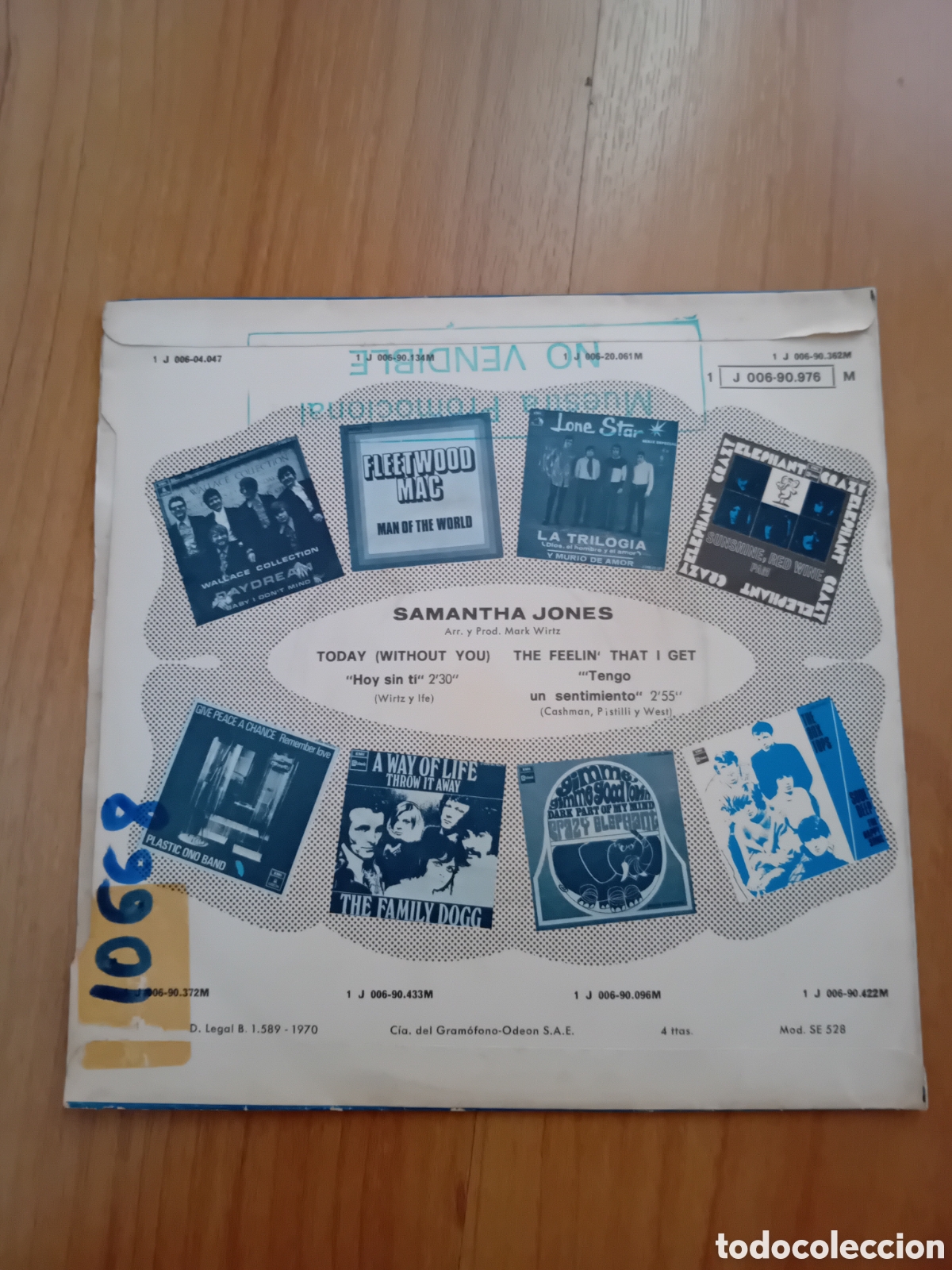 Discos de vinilo: SAMANTHA JONES. TODAY - Foto 2