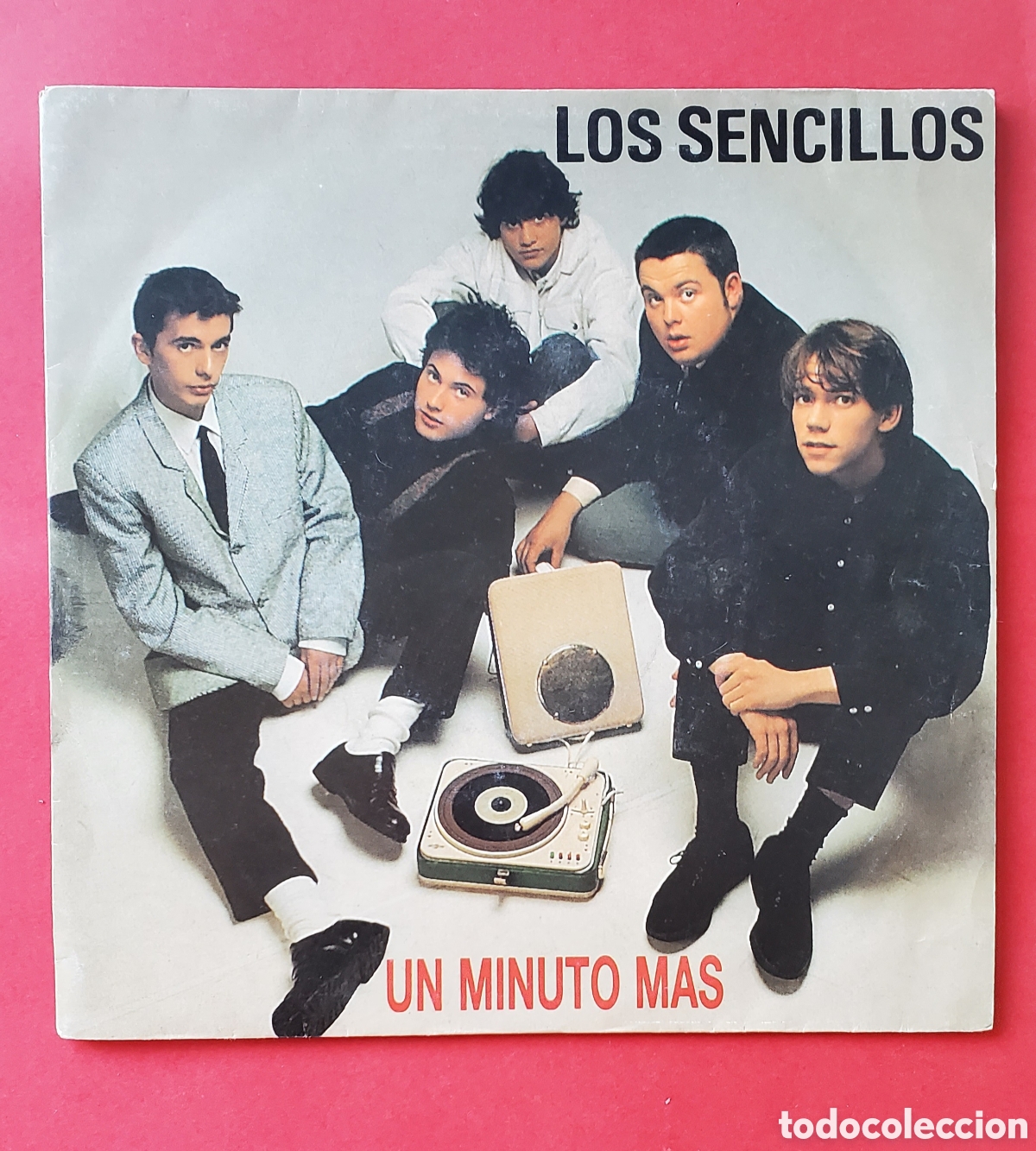 Discos de vinilo: Single Vinilo LOS SENCILLOS Un minuto mas . A&ntilde;o 1990. - Foto 1