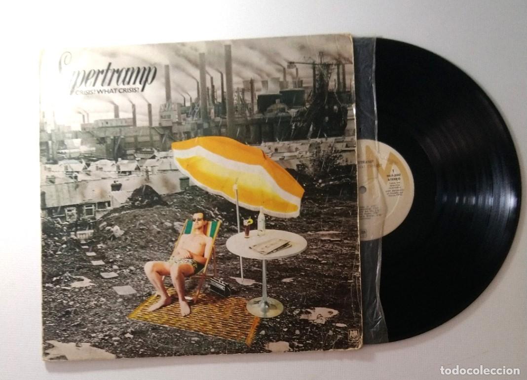 Discos de vinilo: LP . SUPERTRAMP . CRISIS - WHAT CRISIS - Foto 1
