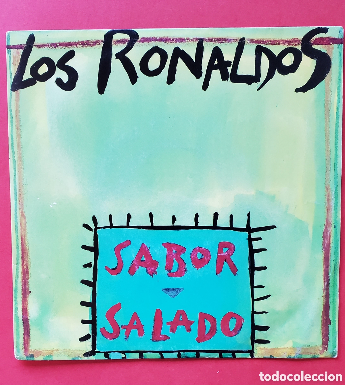 Discos de vinilo: Single Vinilo LOS RONALDOS. Sabor Salado. A&ntilde;o 1990. - Foto 1
