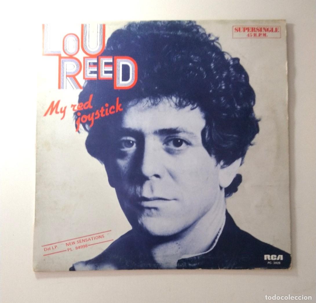 Discos de vinilo: SUPER SINGLE . LOU REED . MY RED JOYSTICK - Foto 1