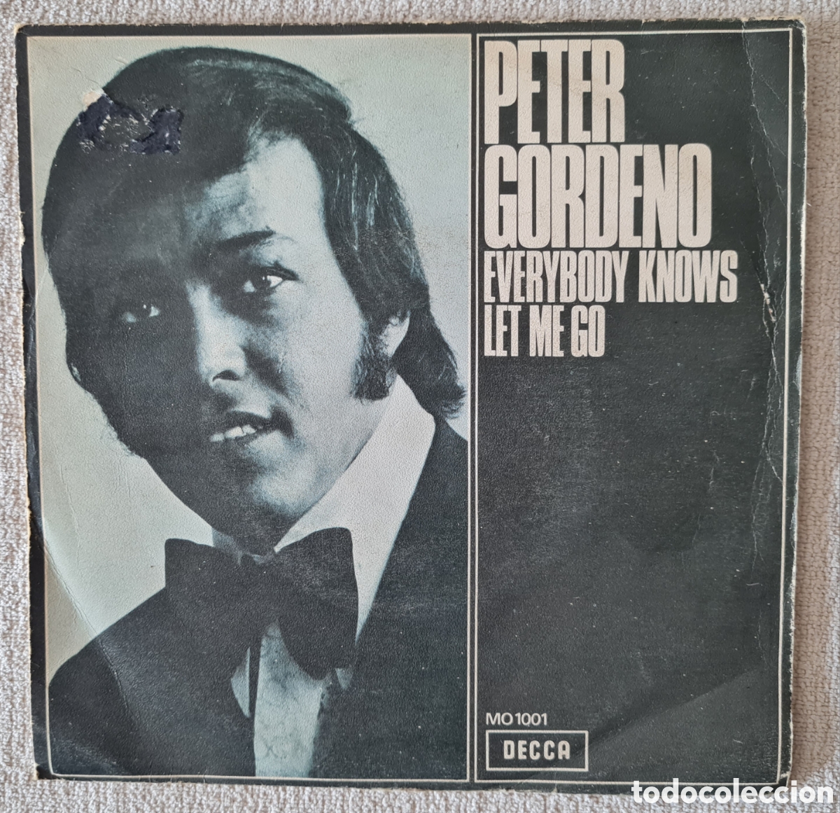 Discos de vinilo: SINGLE - PETER GORDENO - EVERYBODY KNOWS - 1970 - Foto 1