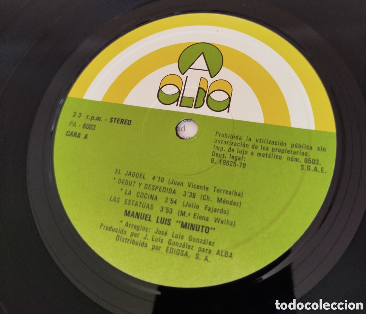 Discos de vinilo: Manuel Luis Minuto - El bernegal - Foto 3