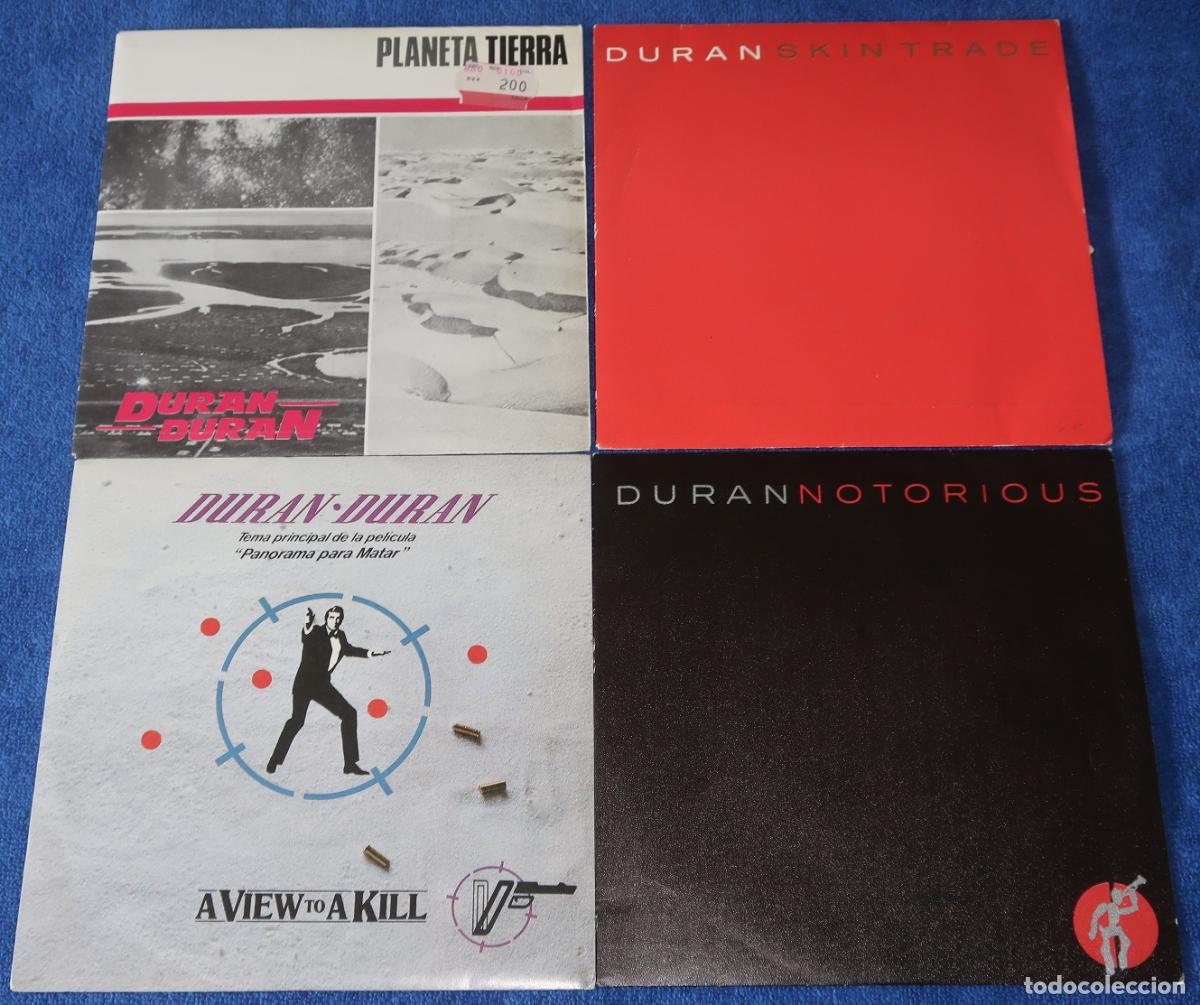 Vinyl-Schallplatten: Lote de singles de Duran-Duran (A&ntilde;os 80)