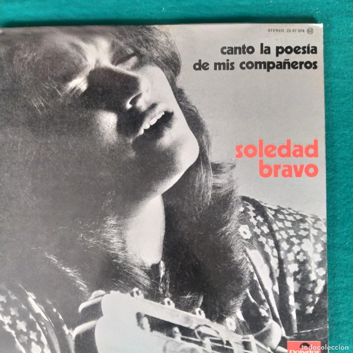 Discos de vinilo: Soledad Bravo &ndash; Canto La Poes&iacute;a De Mis Compa&ntilde;eros - Foto 1