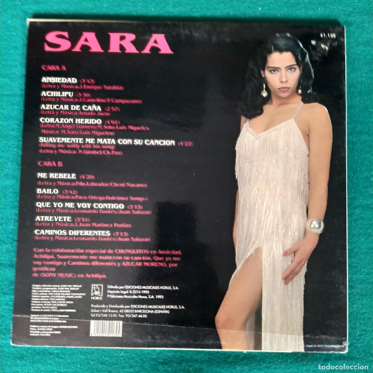 Discos de vinilo: Sara&ndash; Achilipu 1993. - Foto 2