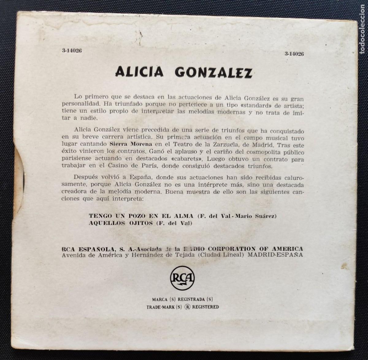 Discos de vinilo: SINGLE LA GALLEGUITA - Foto 2