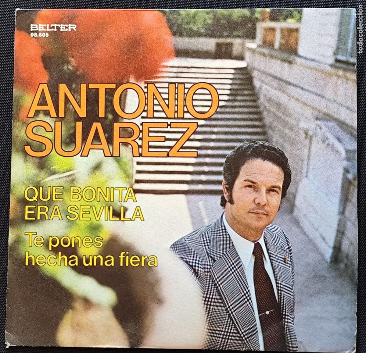 Discos de vinilo: SINGLER ANTONIO SUAREZ - Foto 1