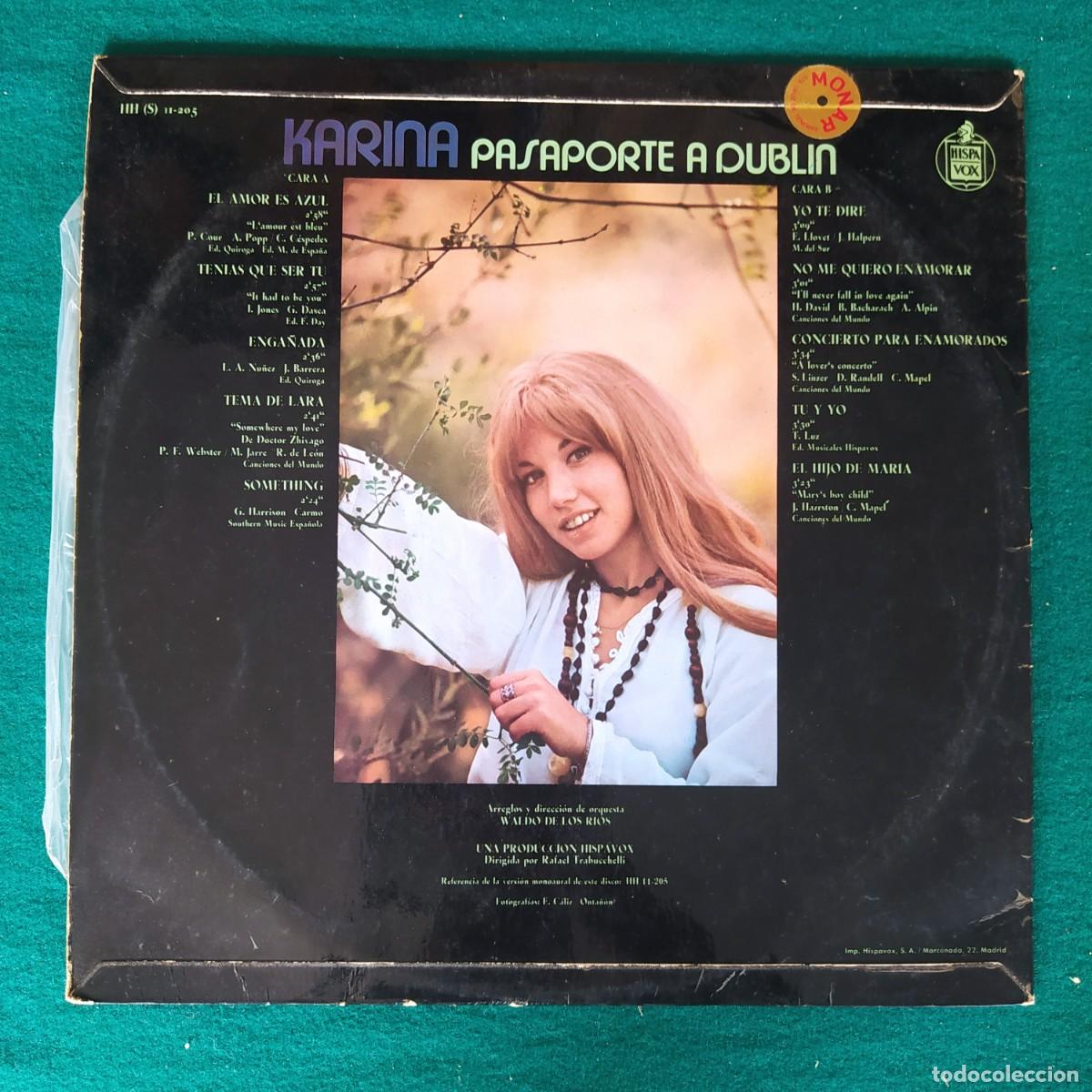Discos de vinilo: Karina &ndash; Pasaporte A Dublin - Foto 2