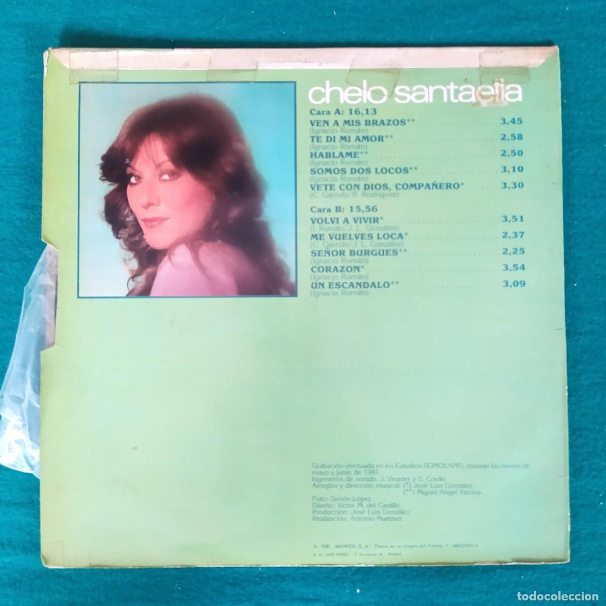 Discos de vinilo: Chelo Santaella &ndash; Ven A Mis Brazos - Foto 2