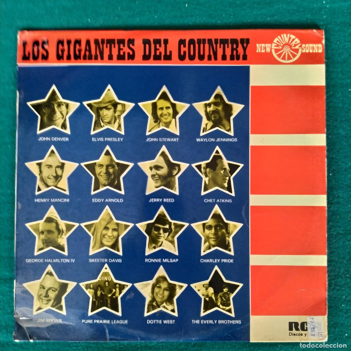 Discos de vinilo: Los Gigantes Del Country - Foto 1