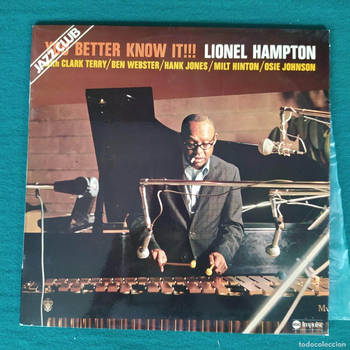 Discos de vinilo: Lionel Hampton &ndash; You Better Know It!!! - Foto 1