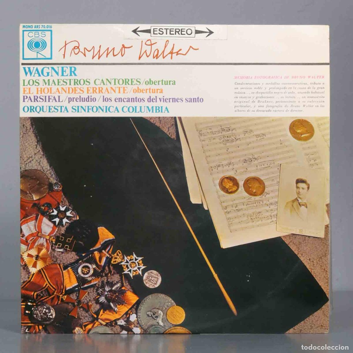 Discos de vinilo: LP. WAGNER CBS WALTER CANTORES. WALTER