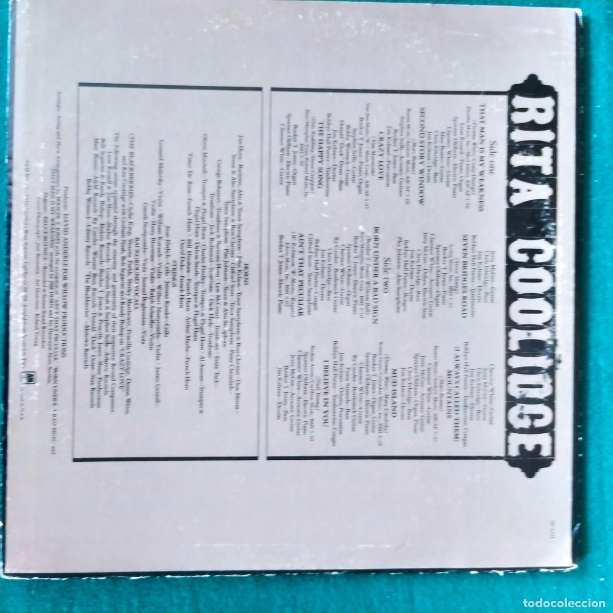 Discos de vinilo: Rita Coolidge &ndash; Rita Coolidge - Foto 2