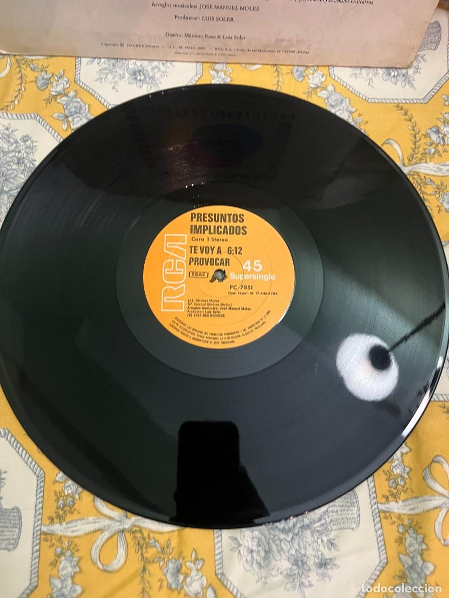Discos de vinilo: Presuntos Implicados Te Voy A Provocar - Foto 3