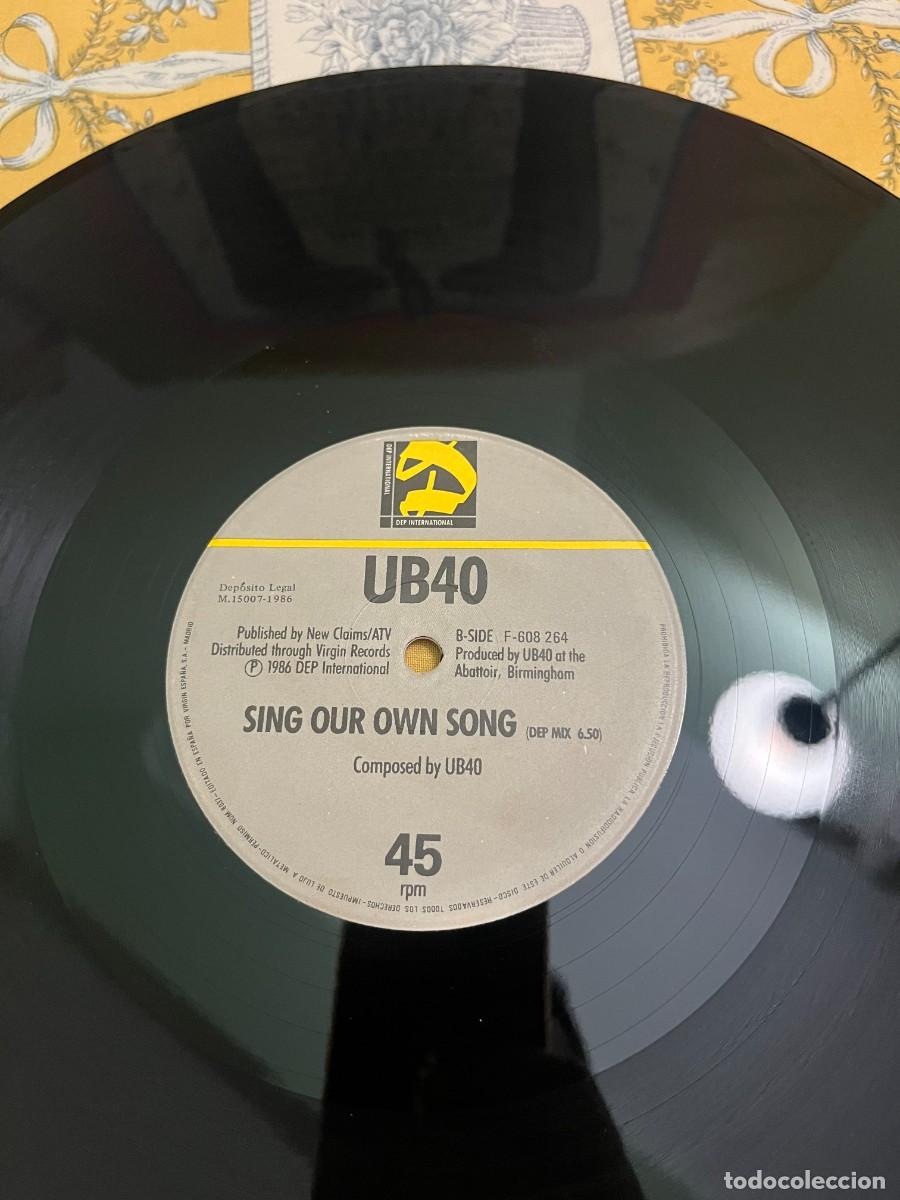 Discos de vinilo: UB40 (Sing) Our Own Song - Foto 3