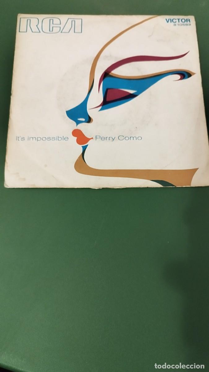 Discos de vinilo: Perry Como - Its impossible. Single 7&rdquo; - Foto 1