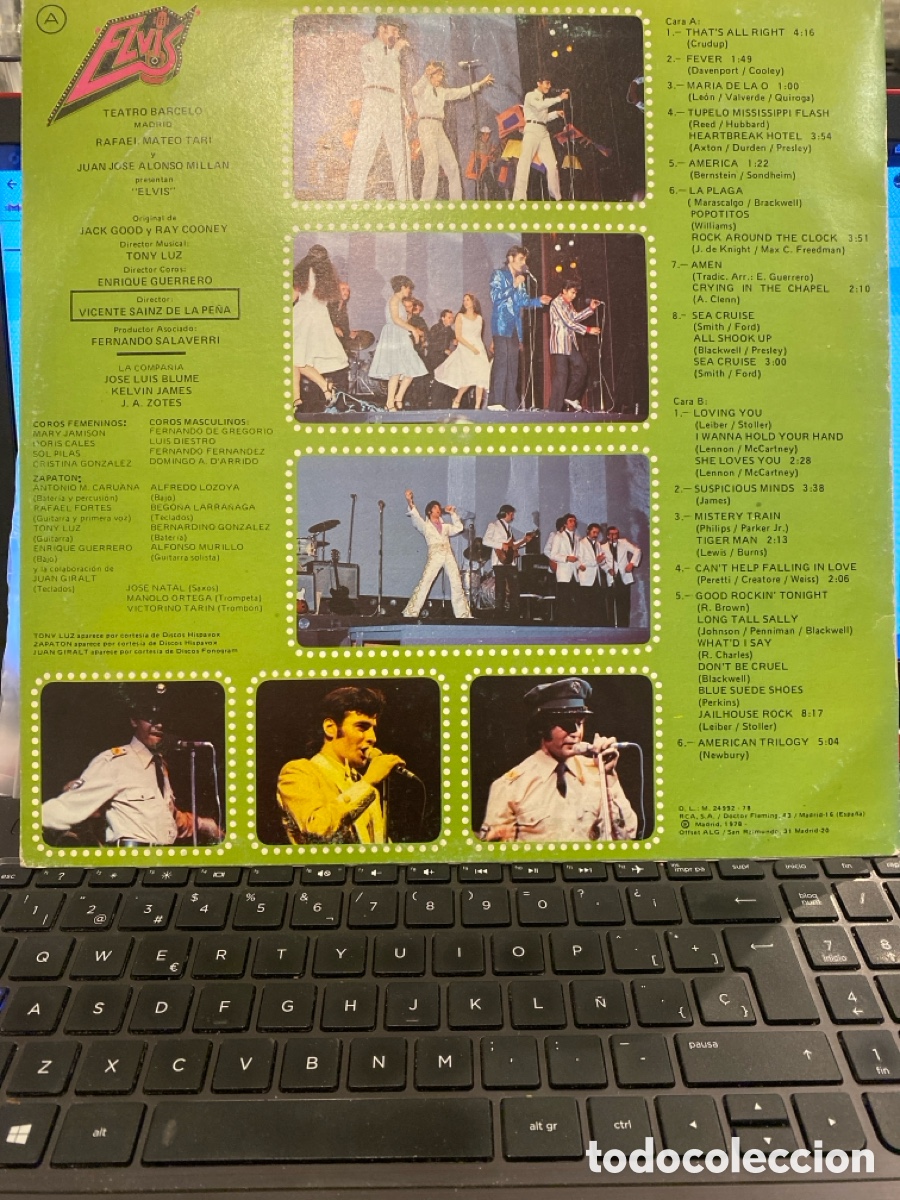 Discos de vinilo: BSO ELVIS - MULTIESPECTACULO AUDIOVISUAL LP SPAIN 1978 - Foto 2