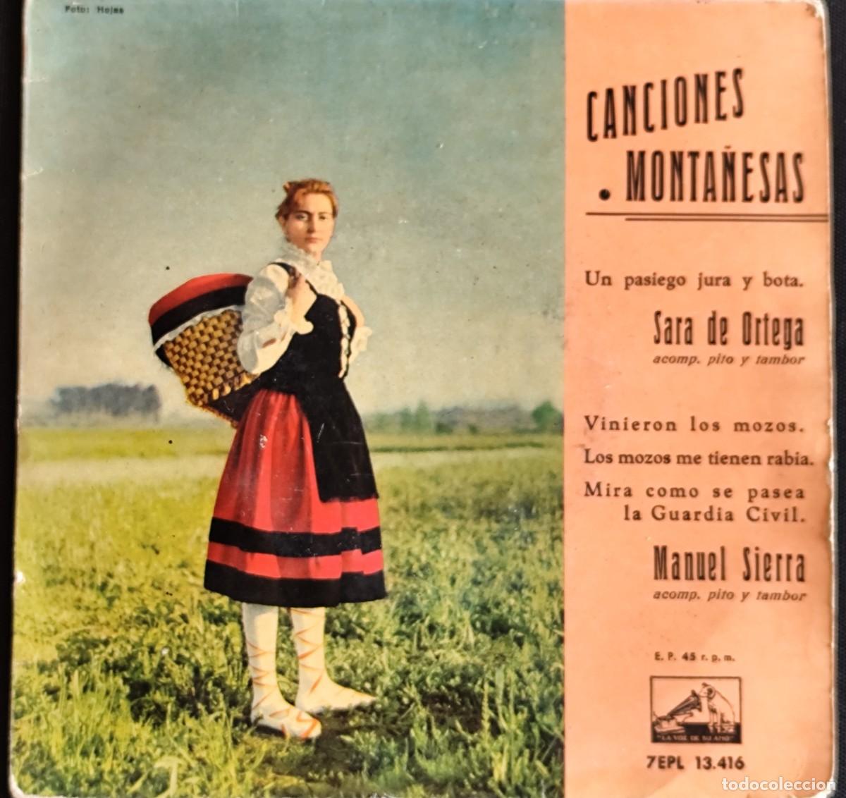Discos de vinilo: SINGLER CANCIONES MONTA&Ntilde;&Ntilde;ESAS - Foto 1