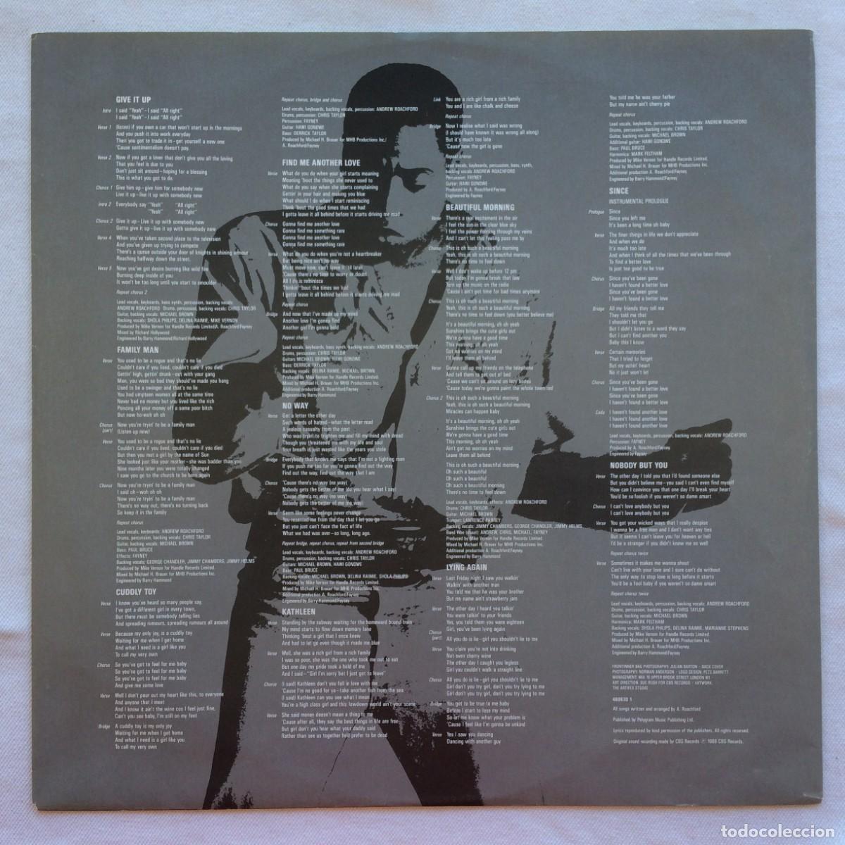 Discos de vinilo: Roachford &ndash; Roachford Holanda 1988 CBS - Foto 4
