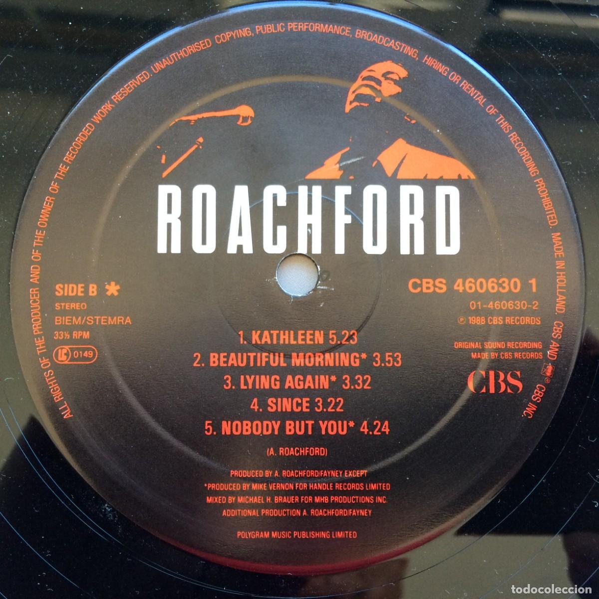 Discos de vinilo: Roachford &ndash; Roachford Holanda 1988 CBS - Foto 6