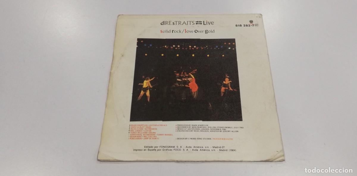 Discos de vinilo: SCO13- Dire Straits - Live - Love Over Gold / Solid Rock (7&rdquo;, Single) - Foto 2