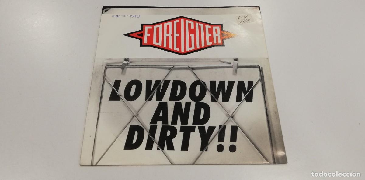 Discos de vinilo: SCO13- Foreigner - Lowdown And Dirty (7&rdquo;, Single) - Foto 1