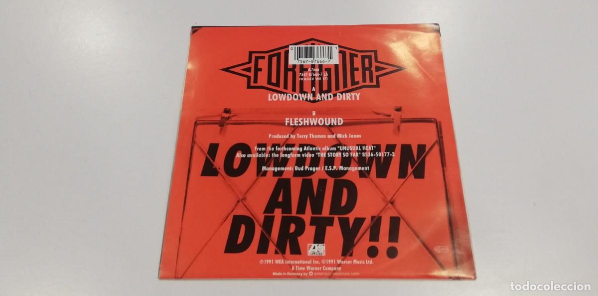 Discos de vinilo: SCO13- Foreigner - Lowdown And Dirty (7&rdquo;, Single) - Foto 2