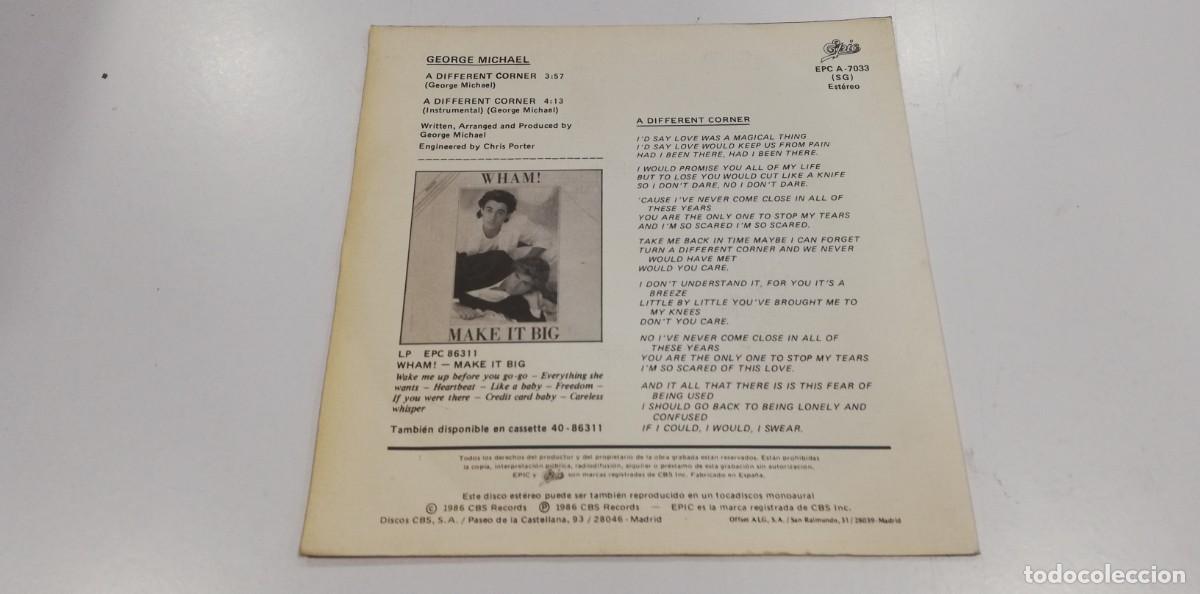 Discos de vinilo: SCO13- George Michael - A Different Corner (7&rdquo;, S/Sided, Single, Promo) - Foto 2